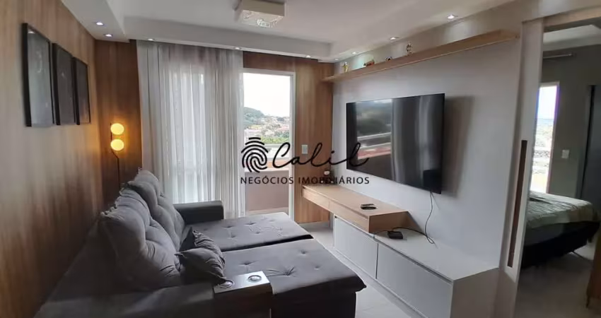 Monte sinai - apartamento mobiliado em edifício monte sinai com 1 dormitório à venda, 44 m² por r$ 360.000,00 - jardim botânico - ribeirão preto/sp