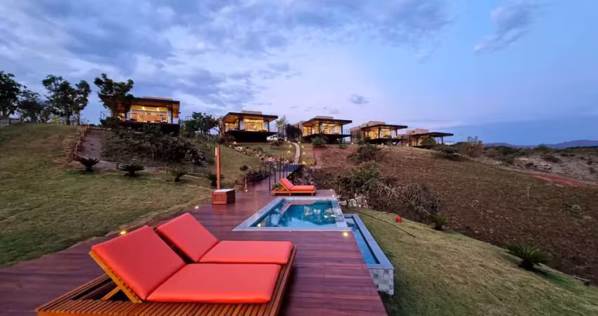 5 casas de luxo em condominio fechado na serra da canastra, por r$ 10.500.000 -  delfinópolis/mg