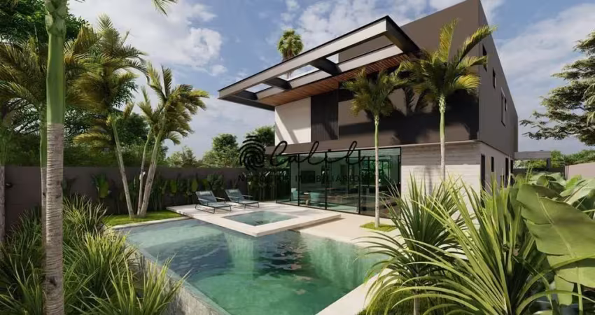 Condominio reserva santa luisa - casa com 4 suítes,  388m²  à venda por r$ 4.200.000,00 - reserva santa luisa, ribeirão preto/sp