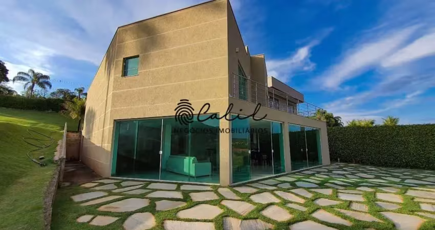 Pontal das escarpas - chácara com 5 suítes à venda, 1.361 m² por r$ 4.200.000 - escarpas do lago - capitólio/mg