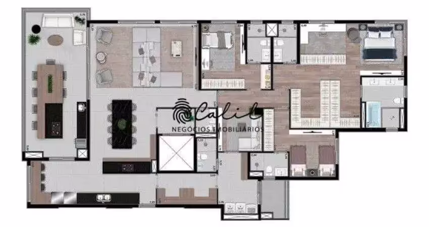 Edifício tayga - apartamento com 3 dormitórios à venda, 255 m² por r$ 2.018.000,00 - olhos d'agua - ribeirão preto/sp