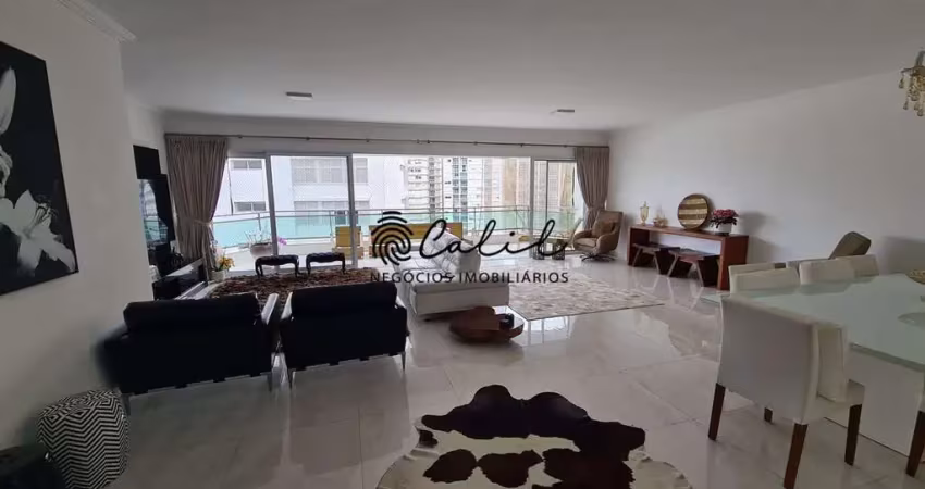 Edifício meridien - apartamento com 240m² com 6 dormitórios à venda por r$ 1.480.000,00 - praia de pitangueiras - guarujá  / sp