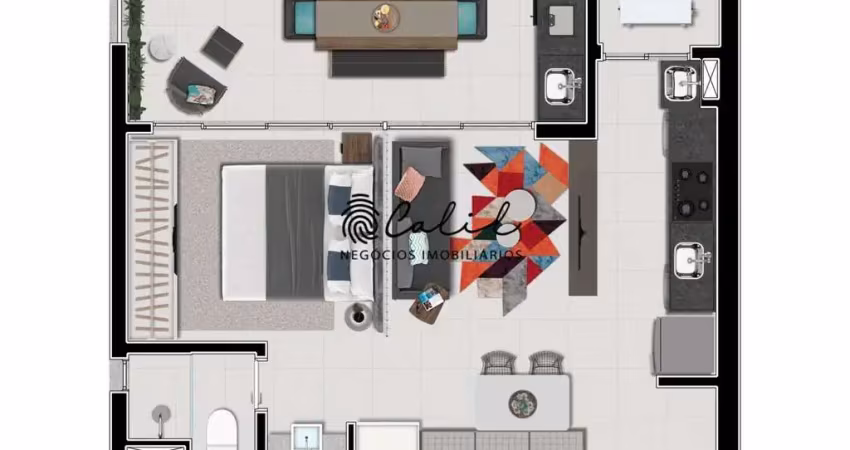 Fiusa one - apartamento com 1 dormitório à venda, 51 m² por r$ 510.000,00 - jardim são luiz - ribeirão preto/sp