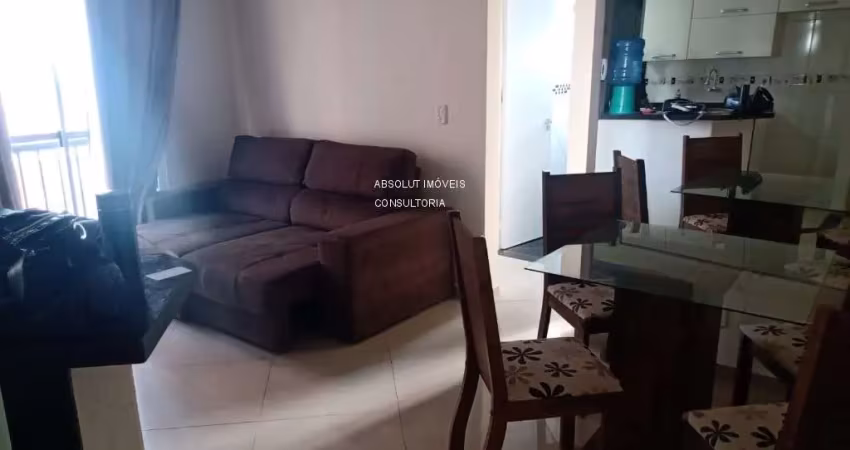Imperdível! Apartamento à venda em Indaiatuba-SP, no Jardim Alice: 2 quartos, 2 salas, 1 banheiro, 1 vaga, 48m².