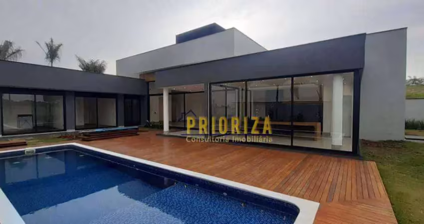 Linda casa térrea com 4 dormitórios à venda, 500 m² por R$ 4.500.000 - Condomínio Saint Patrick - Sorocaba/SP