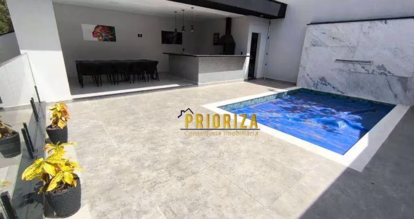 Casa com 3 dormitórios à venda, 230 m² por r$ 1.450.000,00 - condomínio gramados de sorocaba - sorocaba/sp