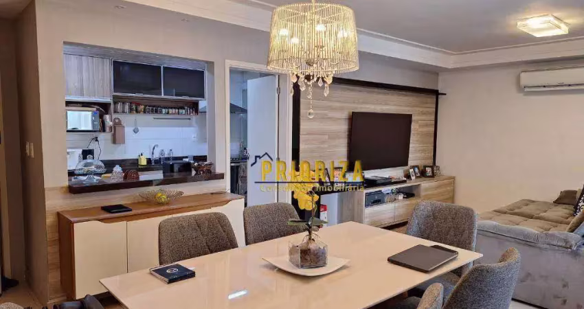 Maravilhoso apartamento com 3 dormitórios à venda, 120 m² por r$ 1.350.000 - condomínio residencial ibéria - sorocaba/sp