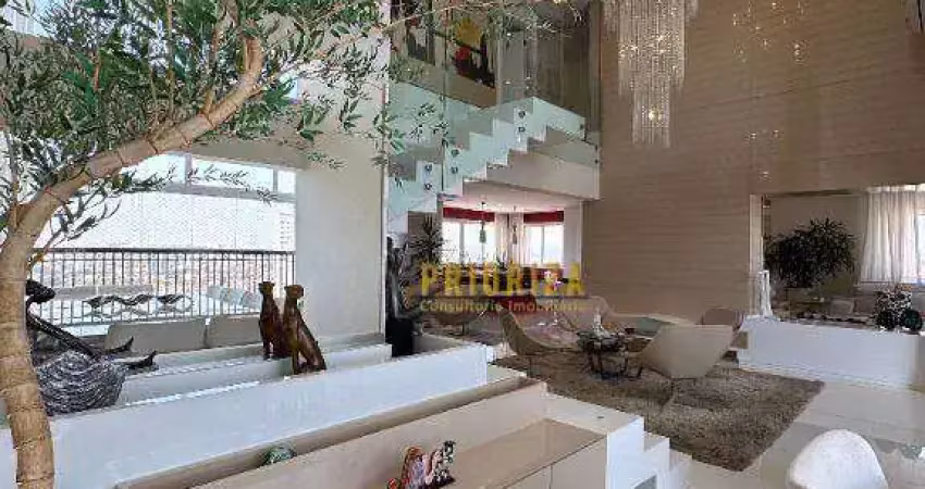 Apartamento com 4 dormitórios à venda, 383 m² por r$ 5.850.000,00 - condomínio edifício absoluto - sorocaba/sp