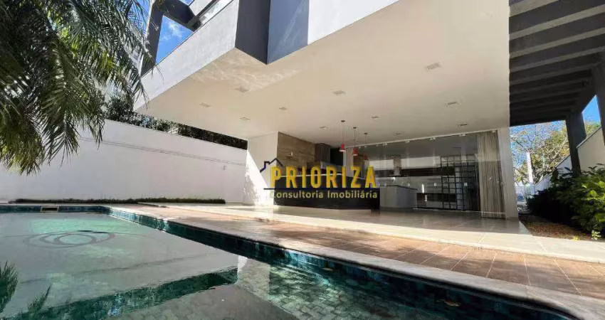 Casa com 3 dormitórios, 371 m² - venda por r$ 2.700.000,00 ou aluguel por r$ 15.100,00/mês - condomínio residencial giverny - sorocaba/sp