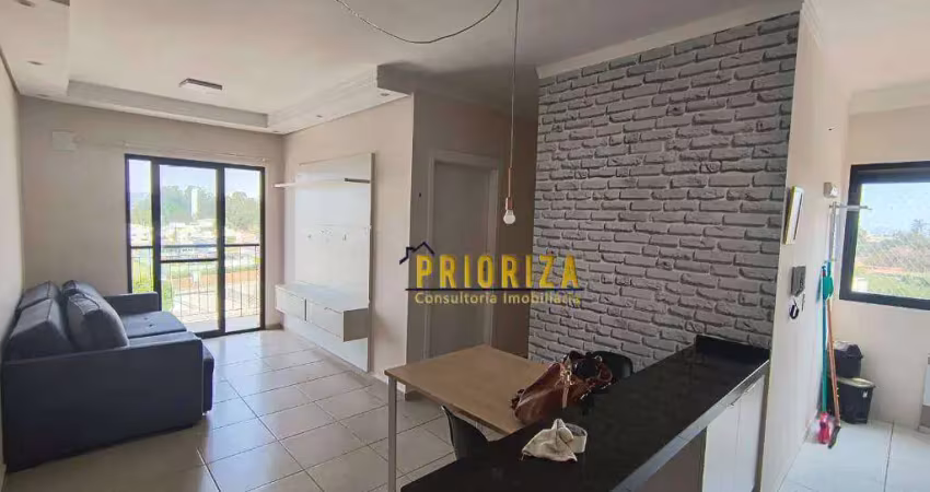 Apartamento com 2 dormitórios à venda, 54 m² por r$ 390.000,00 - torres de málaga - sorocaba/sp