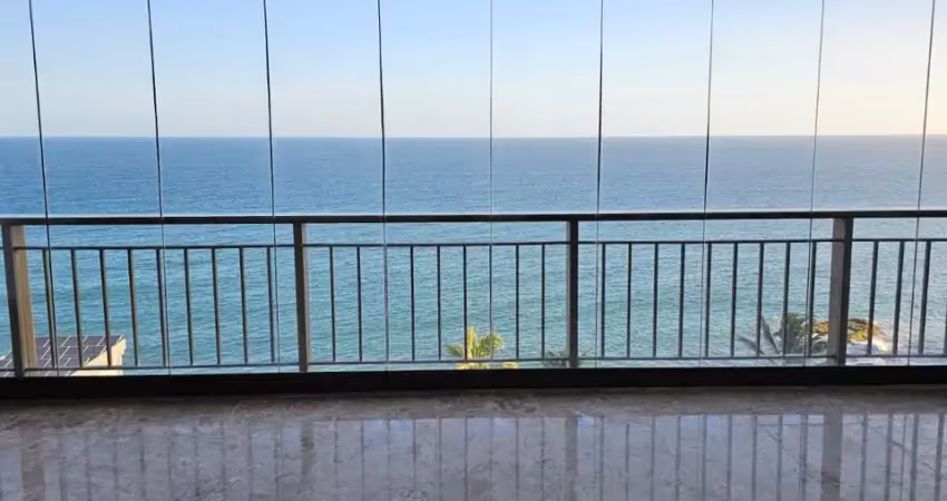 Vista mar espetacular! apartamento nascente com 4 suítes e 320m² no rio vermelho – ed. palazzo sulmare