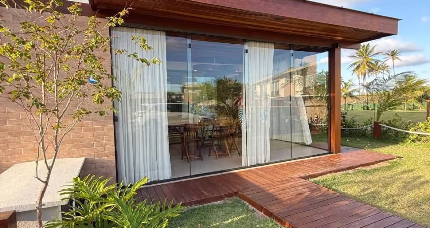 Casa sofisticada no Imbassaí Privilege – 2 suítes, 100m², porteira fechada, alto padrão!