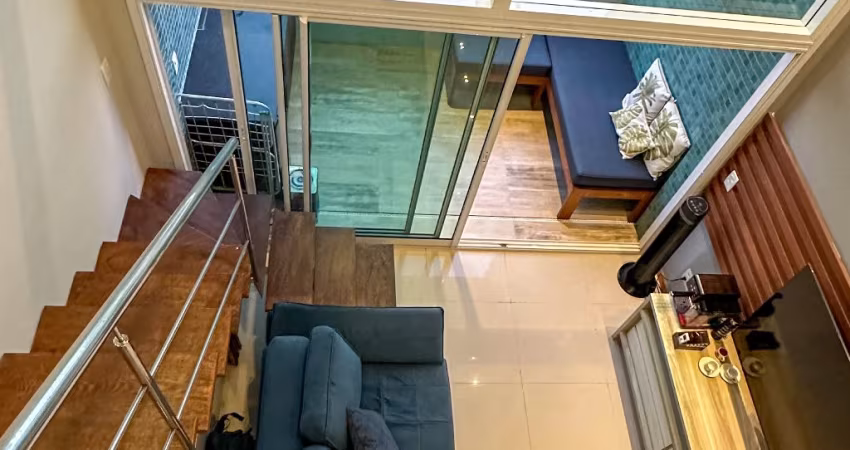 Loft de Luxo com Vista Mar em Patamares – Mobiliado e Nascente Total!