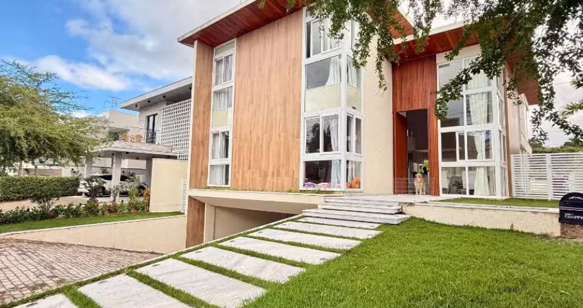 Casa nova de luxo com 5 suítes + gabinete | alphaville salvador 2