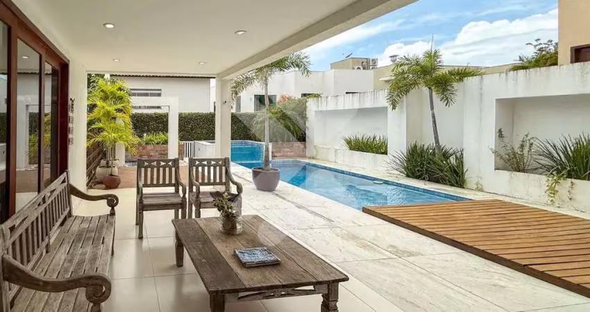 Casa à locação em parque do jiqui (parnamirim/rn) | condomínio bosque dos poetas | 4 suítes - 400 m²