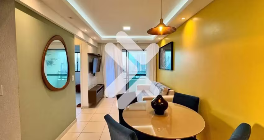 Apartamento exclusivo em ponta negra, natal – 57 m², 2 quartos (1 suíte), mobiliado, aluguel 3.500,00