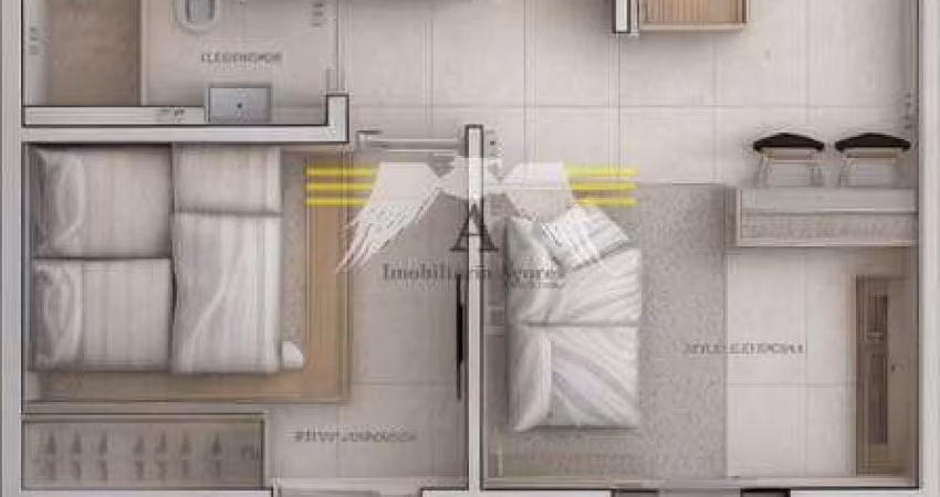 O seu próximo lar nesse Apartamento de 48.9m² à venda, 2 dormitórios, 1 banheiro, com 2 Quintais, l