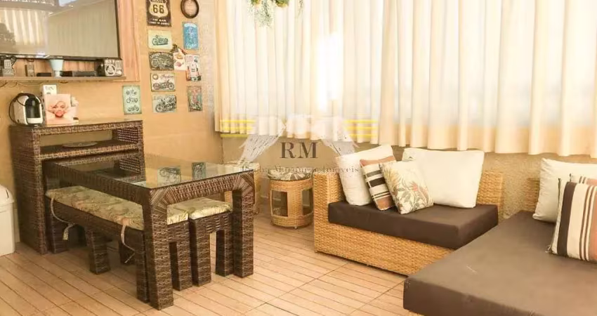 Cobertura com 3 dormitórios à venda, 122 m² por r$ 1.050.000,00 - tatuapé - são paulo/sp