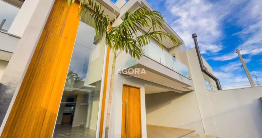 Sobrado moderno com 3 (três) dormitorios, localizado no bairro mont serrat.
