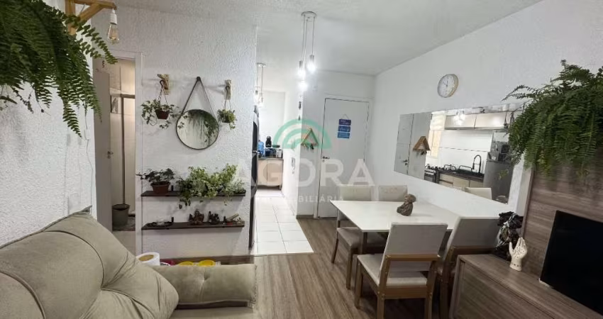 Apartamento de 41m² com 2 (dois) dormitórios, localizado no bairro Estância Velha.