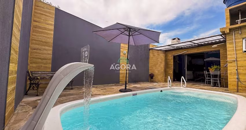 Excelente casa térrea mobiliada e piscina, localizada no bairro São José.