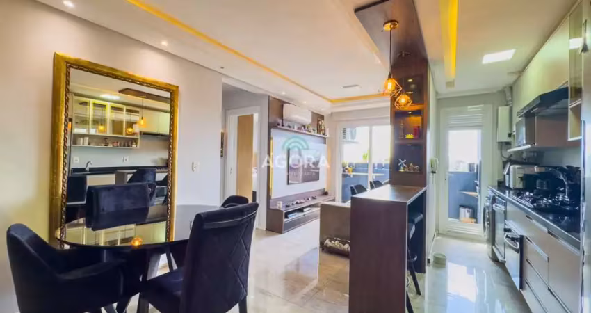 Apartamento com 2 (dois) dormitórios, sacada e churrasqueira, localizado no centro de canoas.