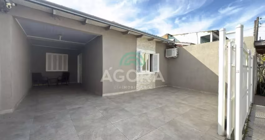 Casa térrea com 3 (três) dormitórios, localizada no bairro mato grande em canoas.