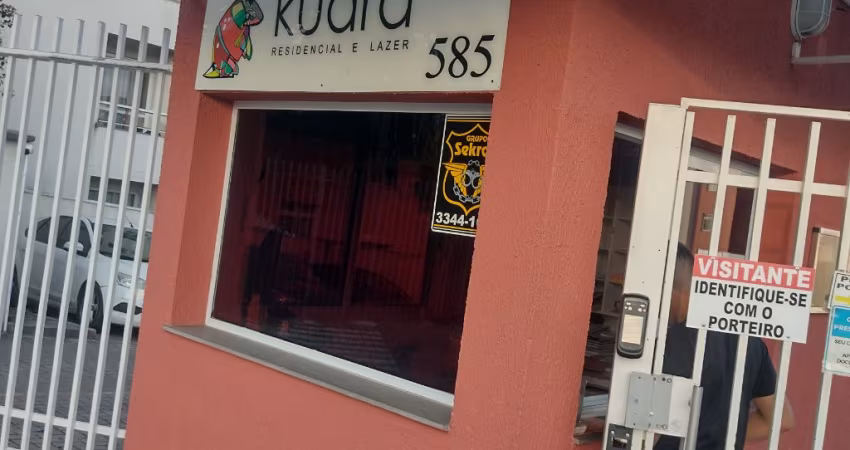 TATUQUARA - 59M2 - EXCELENTE APARTAMENTO 02 QUARTOS, SEMIMOBILIADO, SACADA COM CHURRASQUEIRA, GARAGEM, GÁS P/COZINHA, COND. TODA INFRA ESTRUTURA DE SEGURANÇA E LAZER