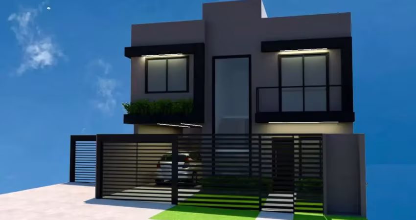 Pinheirinho - 80,36m2 - sobrado 03 quartos, suite, garagem, em condominio , em construção