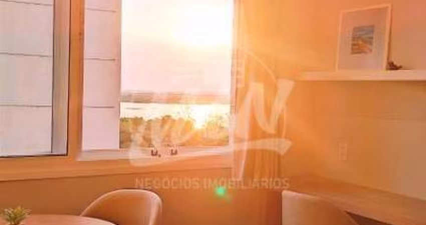 APARTAMENTO JK (34m2), MOBILIADO, NO 8 ANDAR, 02 ELEVADORES, ZELADORIA, ÓTIMA LOCALIZAÇÃO C/LINDA VISTA PARA O GUAÍBA, EM FRENTE AOS QUARTÉIS DA RUA ANDRADAS. A 500MTS DO GAZOMETRO E ACESSO A ORLA GAS