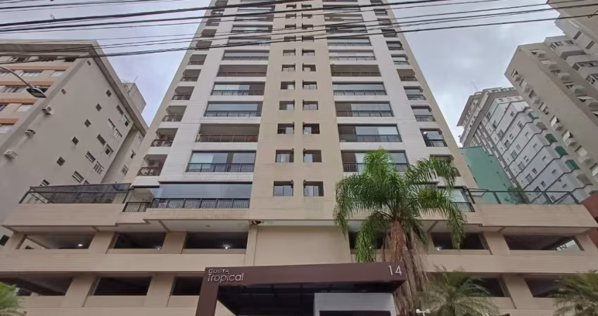 Lindo apto com 03 Dorms., 01 suíte, mobiliado, 02 vagas, varanda gourmet, vista mar