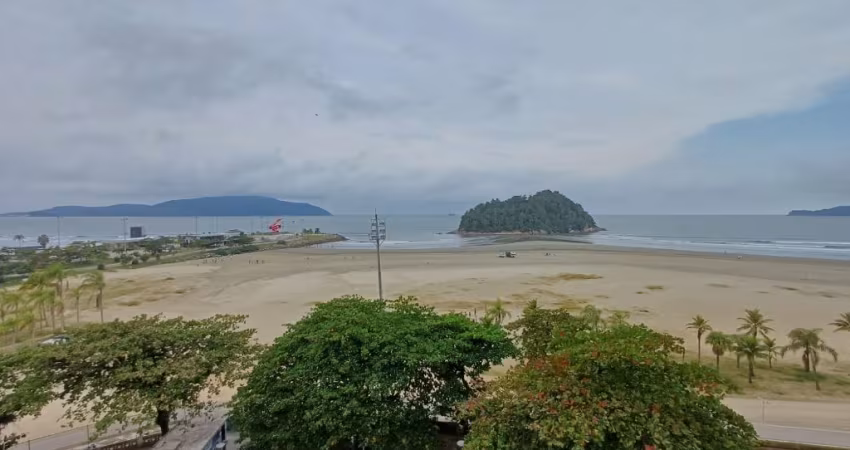 AMPLO APTO PÉ NA AREIA, DE FRENTE, VISTA MAR, 03 DORMS., 02 SUÍTES, PORTEIRA FECHADA, 01 LAVABO, 01 VAGA