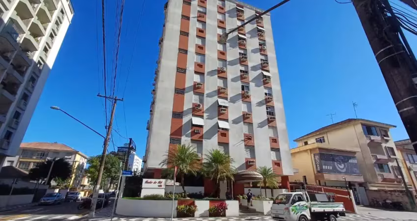 Amplo apto. com 124 m2, frente , 02 dorms., dep. completa, 01 vaga demarcada livre no subsolo