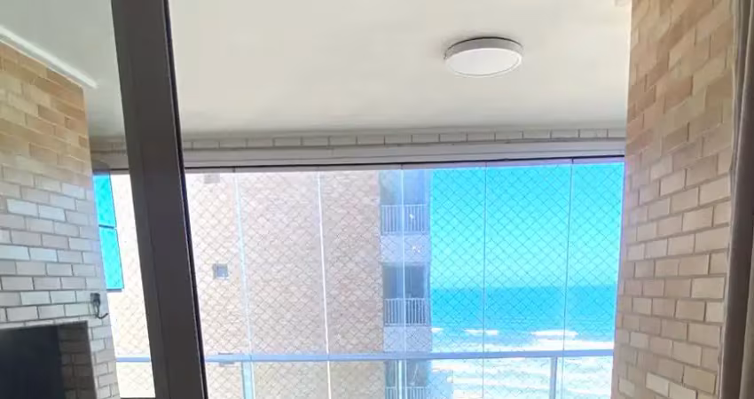 Apartamento pé na areia com lazer de clube - praia grande/sp