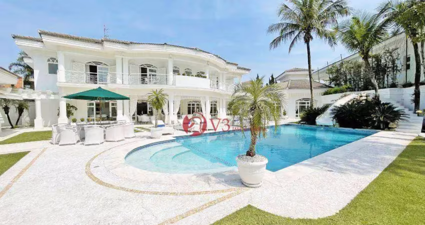 Casa com 6 dormitórios à venda, 1000 m² por r$ 12.000.000,00 - acapulco - guarujá/sp