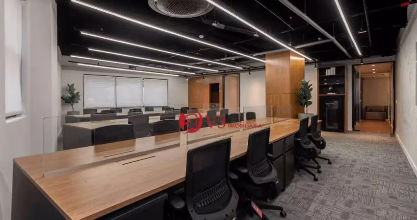 Andar corporativo para alugar, 260 m² por r$ 31.799,74/mês - vila olímpia - são paulo/sp