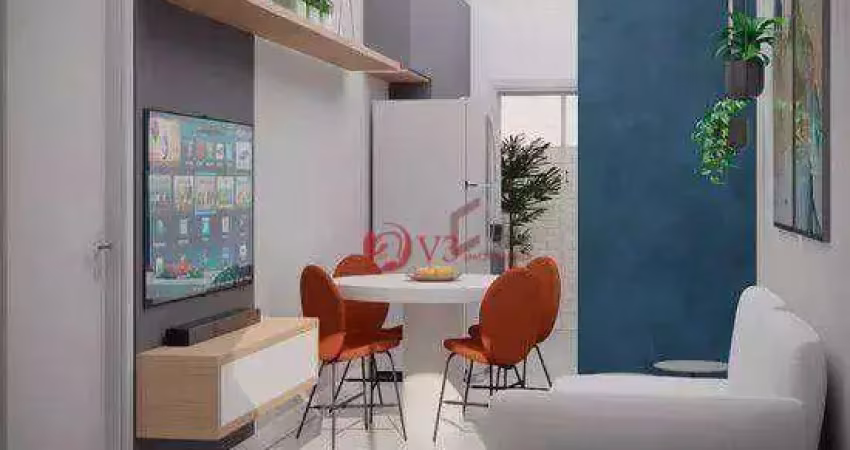Apartamento com 2 dormitórios à venda, 43 m² por R$ 280.000,00 - Patriarca - São Paulo/SP