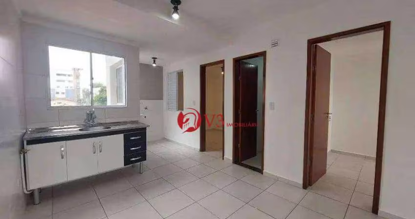 Apartamento com 2 dormitórios à venda, 42 m² por R$ 265.000,00 - Vila Granada - São Paulo/SP