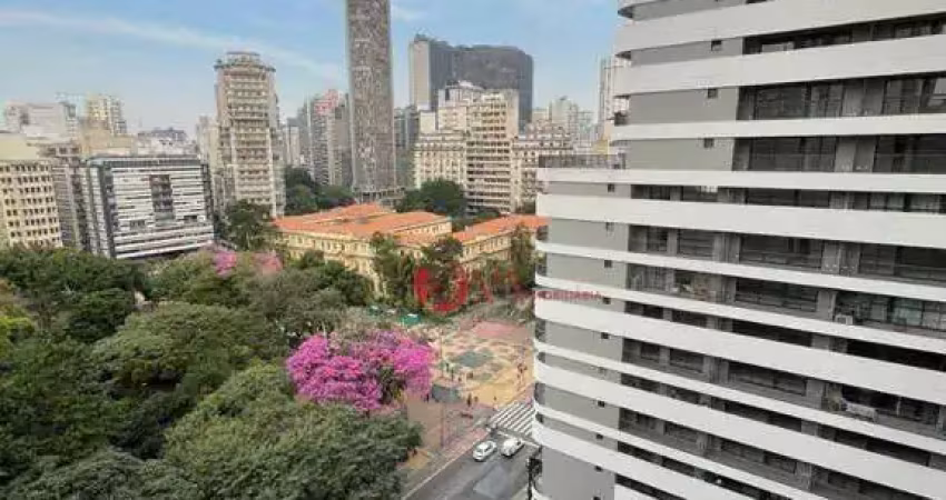 Studio para venda no centro semi mobiliado com 1 dormitório, 1 banheiro, 1 sacad