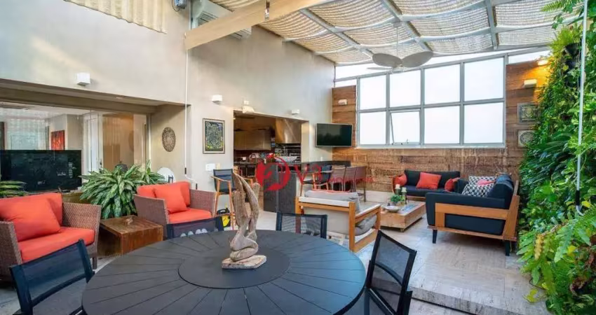 Cobertura duplex a venda no alto da mooca 4 dormitórios sendo 3 suítes, 4 vagas, 343 m²