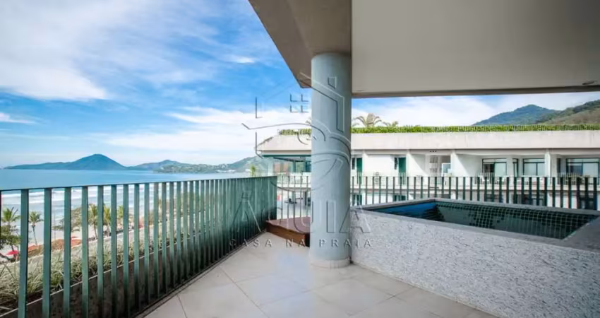 Cobertura maravilhosa frente mar com 4 suítes na praia Grande de Ubatuba!