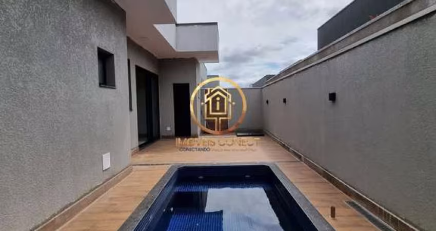 Casa térrea a venda, 193m² - 3 suítes, escritório e piscina - em Paulínia/SP