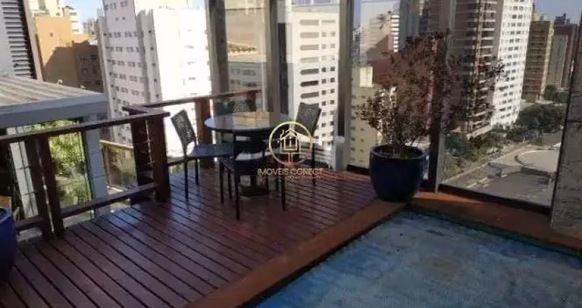 Cobertura à venda 319m², 4 suítes,6 banheiros, 4 vagas, no Cambuí em Campinas/SP