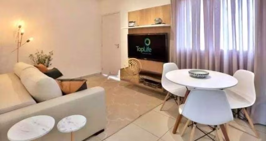Apartamento Garden á venda, na planta de 65,90 m², no condomínio em Campinas/SP.