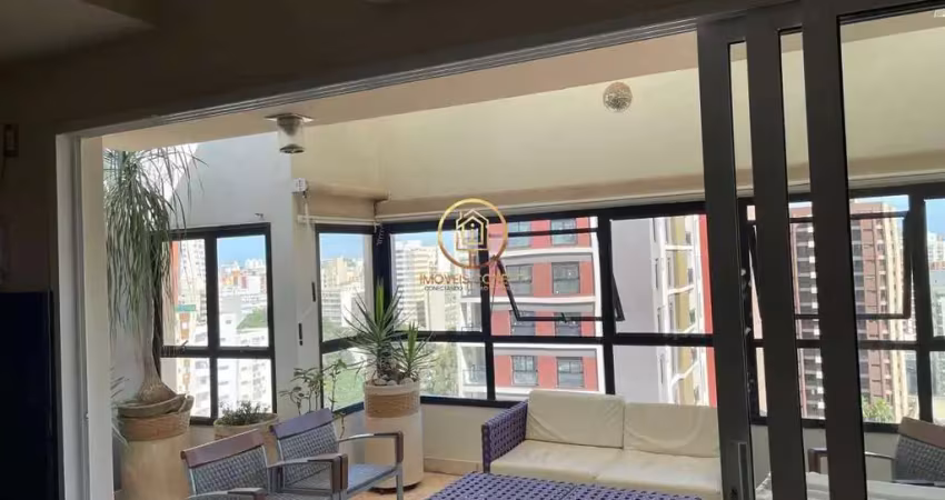Cobertura a venda de 158m², com 2 dormitórios e 2 suítes no Cambuí em Campinas/S