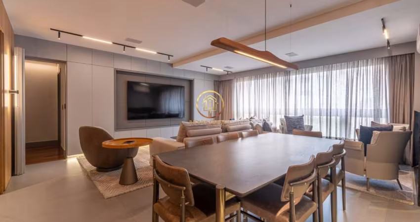 Apartamento mobiliado a venda, 130m², 2 suítes, 3 vagas, Cambuí - Campinas