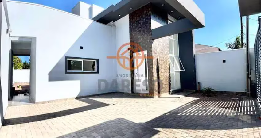 ESPETACULAR CASA NOVA DE ALVENARIA DE ALTO PADRÃO CONSTRUTIVO C/ SUÍTE