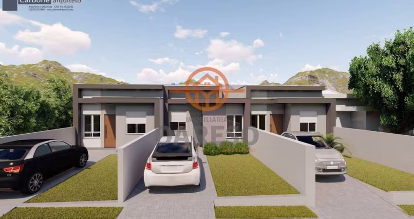 CASA NOVA C/ SUÍTE E 1 DORMITÓRIO EM LOCALIZAÇÃO PRIVILEGIADA
