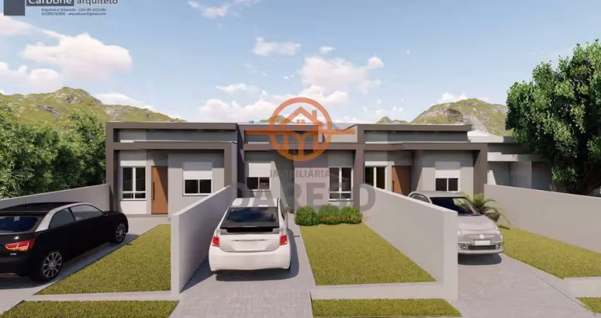 CASA NOVA C/ SUÍTE E 1 DORMITÓRIO EM LOCALIZAÇÃO PRIVILEGIADA