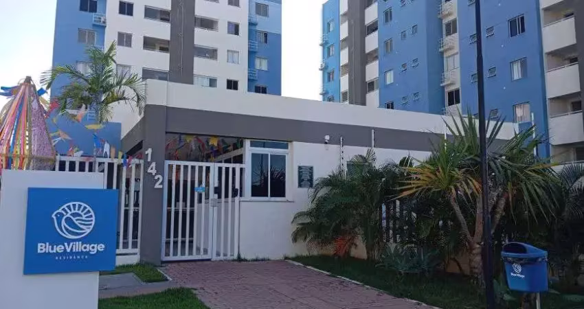 Apto com 2/4 com uma suíte e varanda no condomínio blue village rescentro - barra dos coqueiros - se